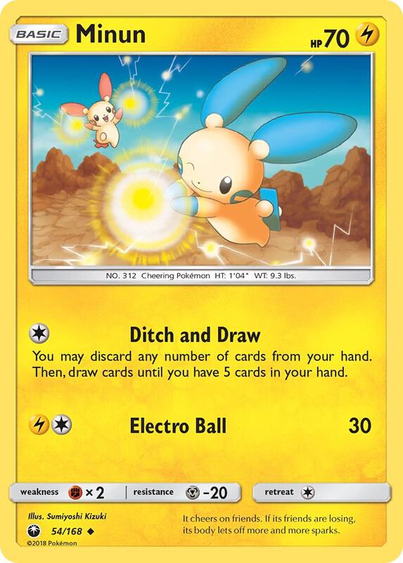 Minun 54/168 - Celestial Storm