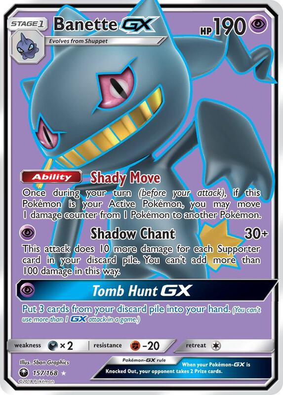 Banette-GX 157/168 - Celestial Storm