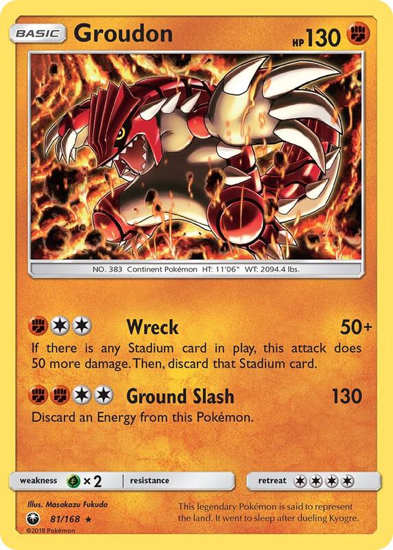 Groudon 81/168 - Celestial Storm