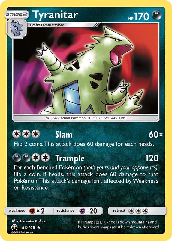 Tyranitar 87/168 - Celestial Storm