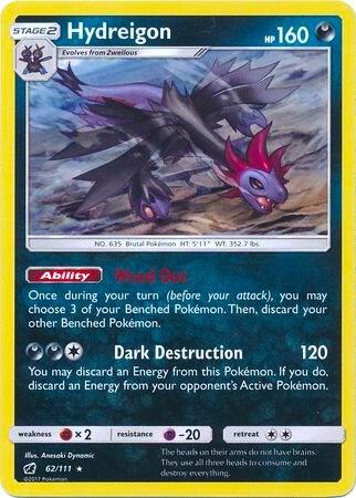 Karta Pokemon Hydreigon 62/111 (Cracked Ice Holo) - Deck Exclusives