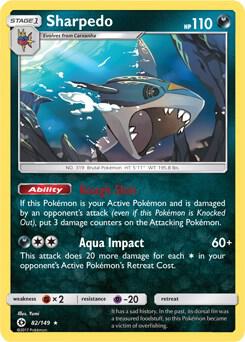 Karta Pokemon Sharpedo 82/149 (Cosmos Holo) - Blister Exclusives