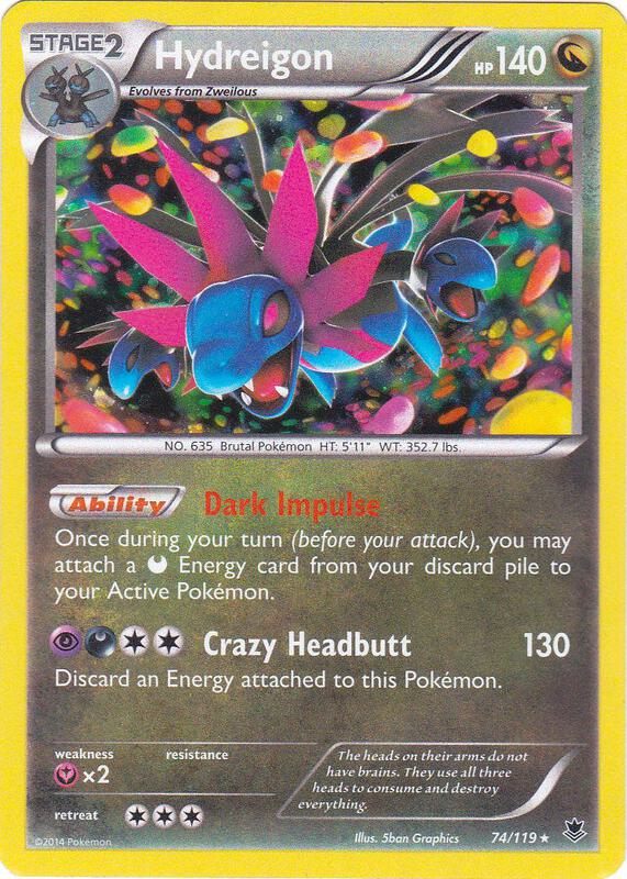 Karta Pokemon Hydreigon 74/119 (Cosmos Holo) - Blister Exclusives