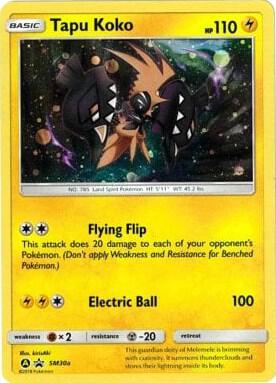 Karta Pokemon Tapu Koko - SM30a - Alternate Art Promos SM30a