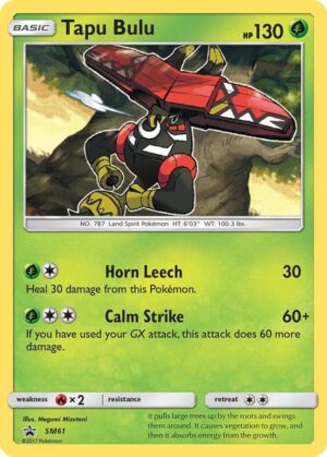 Karta Pokemon Tapu Bulu - SM61 - SM Promos SM61