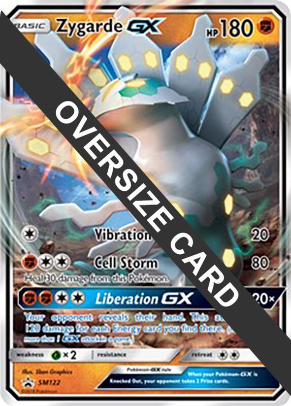 Karta Pokemon Zygarde GX - SM122 - Jumbo Cards SM122