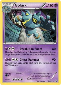 Karta Pokemon Golurk 59/124 (EX Dragons Exalted) - Deck Exclusives