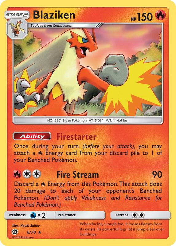 Blaziken 6/70 - Dragon Majesty