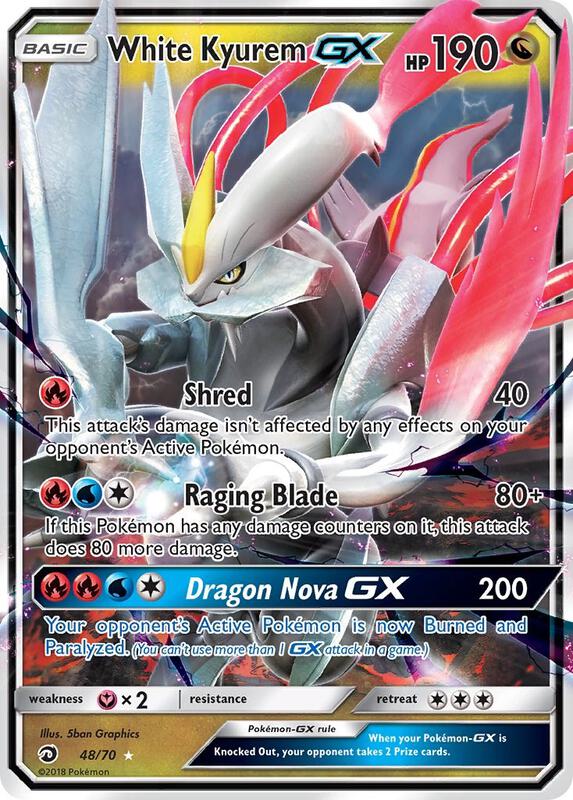 White Kyurem-GX 48/70 - Dragon Majesty