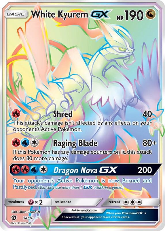 White Kyurem-GX 74/70 - Dragon Majesty