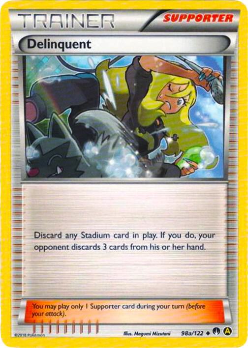 Karta Pokemon Delinquent - 98a/122 - Alternate Art Promos 98a/122