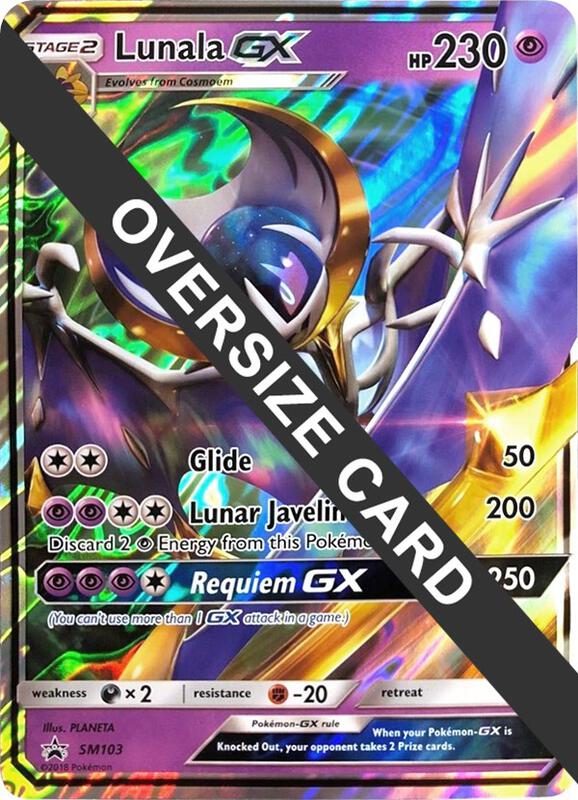 Karta Pokemon Lunala GX - SM103 - Jumbo Cards SM103
