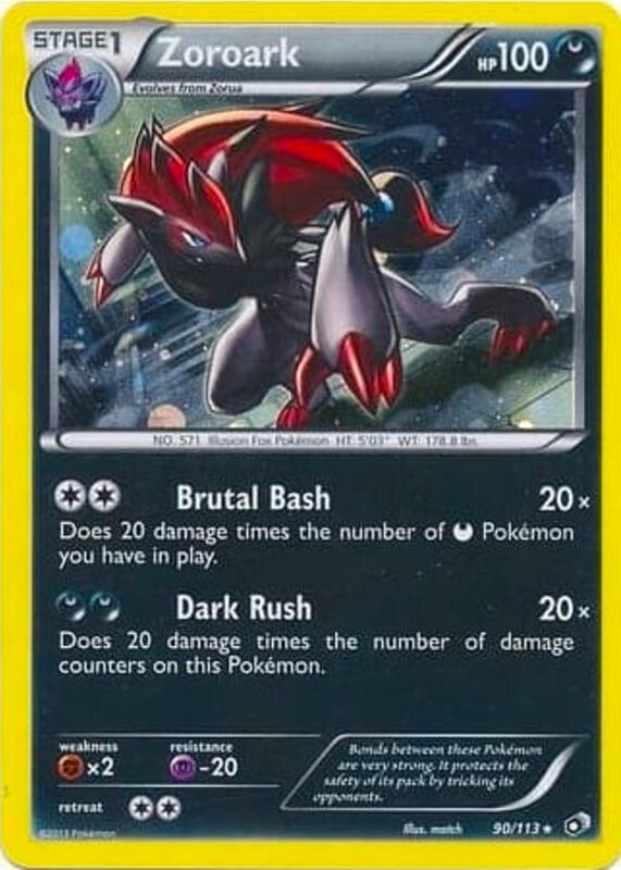 Karta Pokemon Zoroark 90/113 (Cosmos Holo) - Blister Exclusives