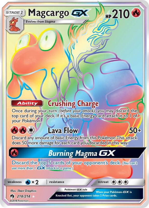 Magcargo-GX 218/214 - Lost Thunder
