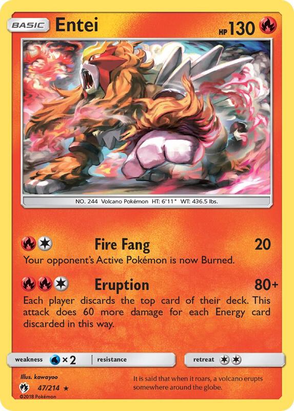 Entei 47/214 - Lost Thunder