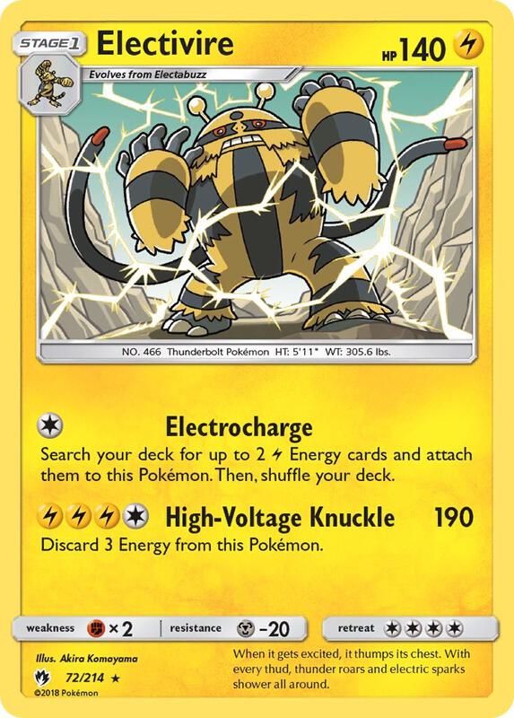 Electivire 72/214 - Lost Thunder
