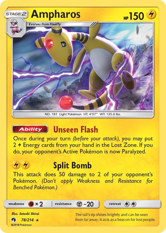 Ampharos 78/214 - Lost Thunder
