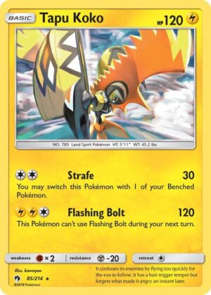 Tapu Koko 85/214 - Lost Thunder
