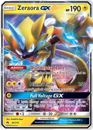 Zeraora-GX 86/214 - Lost Thunder