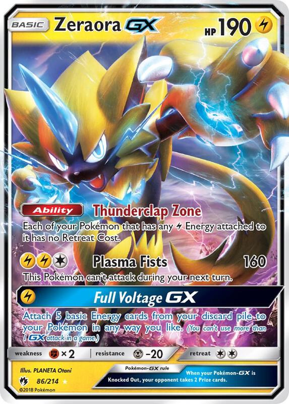 Zeraora-GX 86/214 - Lost Thunder