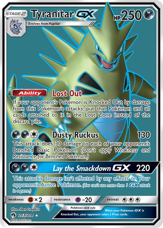 Tyranitar-GX 203/214 - Lost Thunder