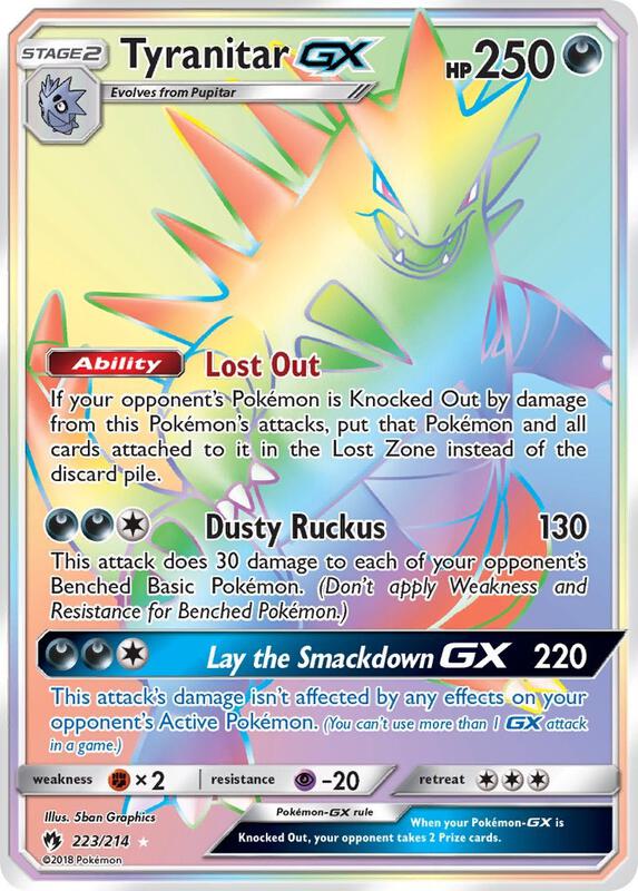 Tyranitar-GX 223/214 - Lost Thunder