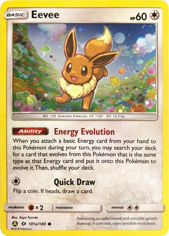 Karta Pokemon Eevee - 101a/149 - Alternate Art Promos 101a/149