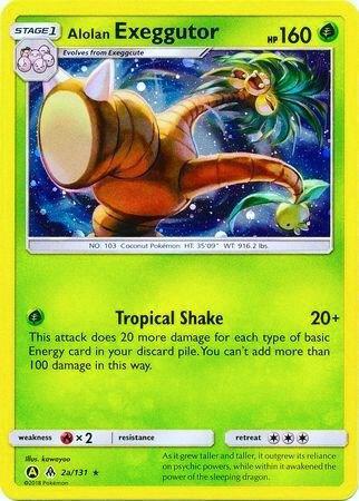 Karta Pokemon Alolan Exeggutor - 2a/131 - Alternate Art Promos 2a/131