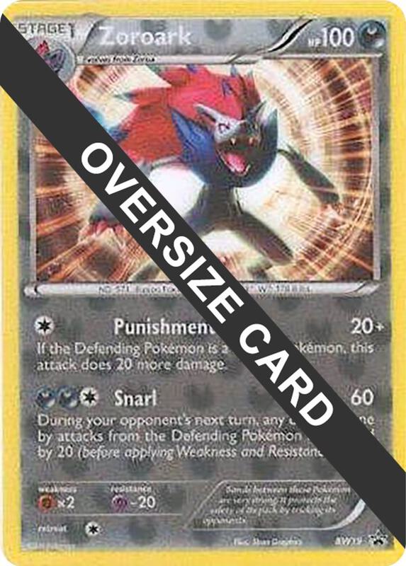 Karta Pokemon Zoroark BW - BW19 - Jumbo Cards BW19