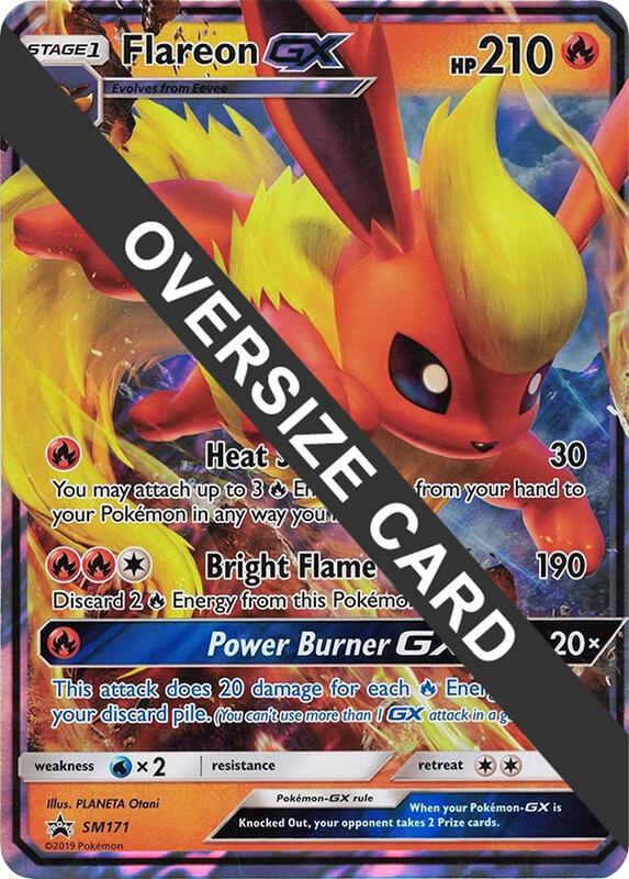Karta Pokemon Flareon GX - SM171 (SM Black Star Promo) - Jumbo Cards SM171