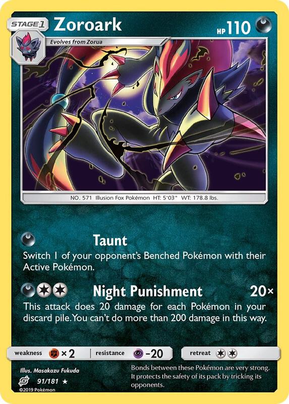 Zoroark 91/181 - Team Up
