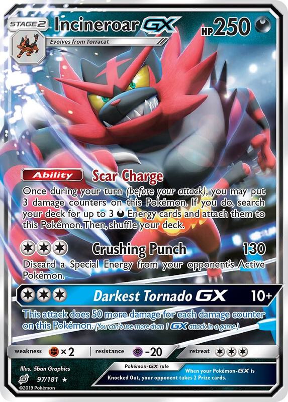 Incineroar-GX 97/181 - Team Up