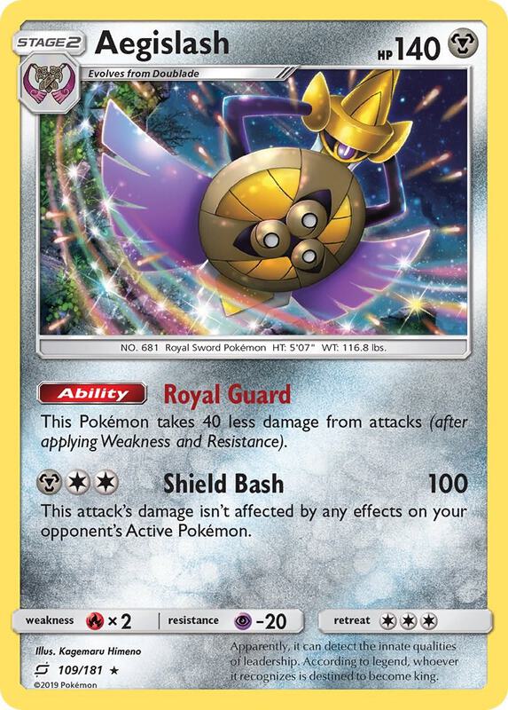 Aegislash 109/181 - Team Up