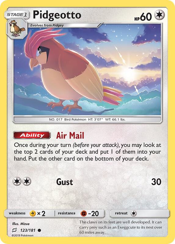 Pidgeotto 123/181 - Team Up