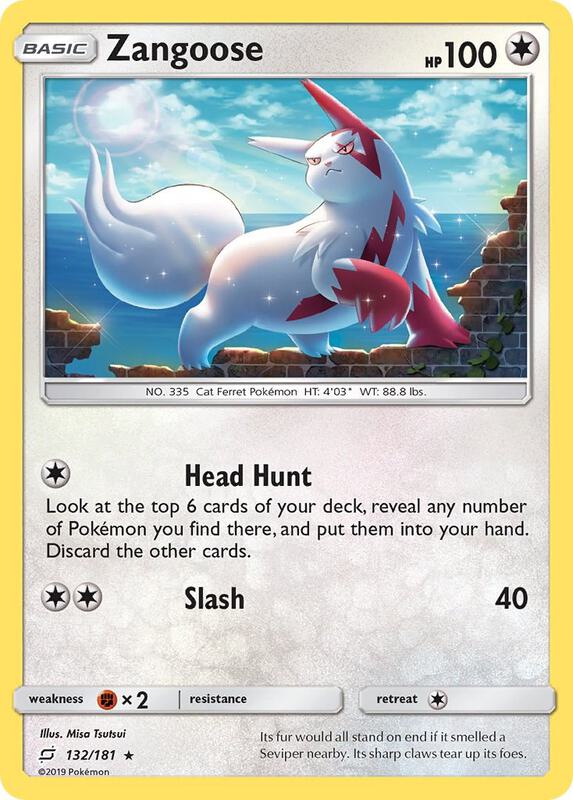 Zangoose 132/181 - Team Up
