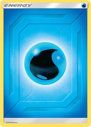 Karta Pokemon Water Energy (2019 Unnumbered) - SM - Team Up