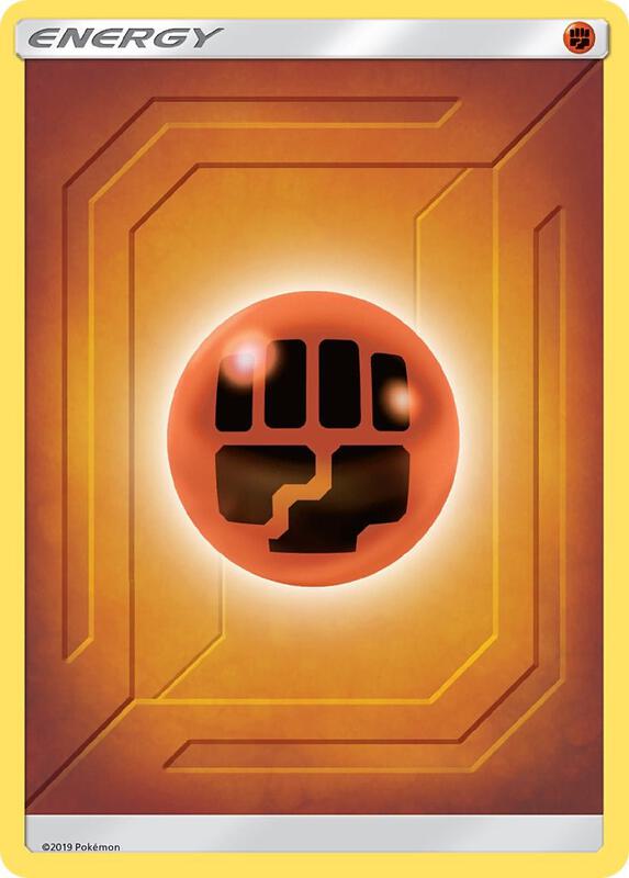Karta Pokemon Fighting Energy (2019 Unnumbered) - SM - Team Up