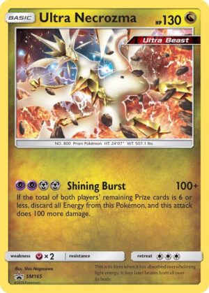 Karta Pokemon Ultra Necrozma - SM165 - SM Promos SM165