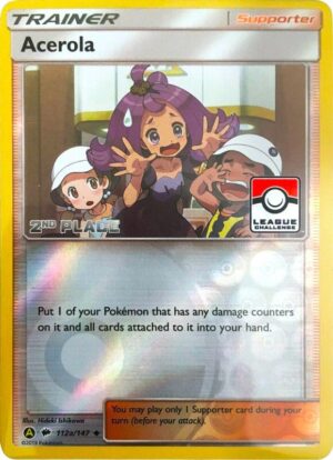 Karta Pokemon Acerola - 112a/147 (League Challenge) [2nd Place] - League & Championship Cards 112a/147