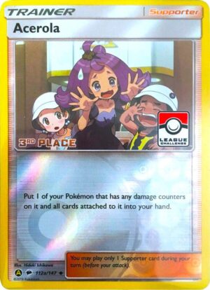Karta Pokemon Acerola - 112a/147 (League Challenge) [3rd Place] - League & Championship Cards 112a/147