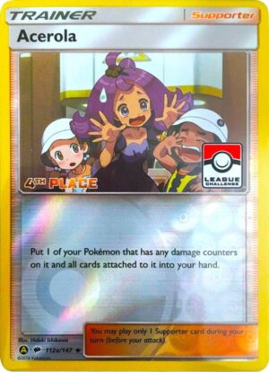 Karta Pokemon Acerola - 112a/147 (League Challenge) [4th Place] - League & Championship Cards 112a/147