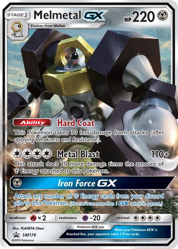 Karta Pokemon Melmetal GX - SM178 - SM Promos SM178