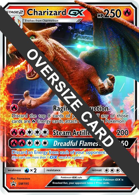 Karta Pokemon Charizard GX - SM195 (SM Black Star Promo) - Jumbo Cards SM195