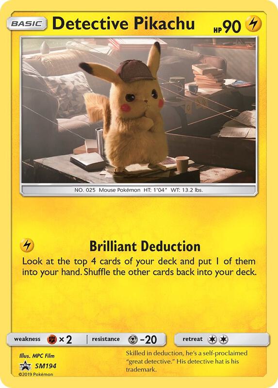 Karta Pokemon Detective Pikachu - SM194 - SM Promos SM194