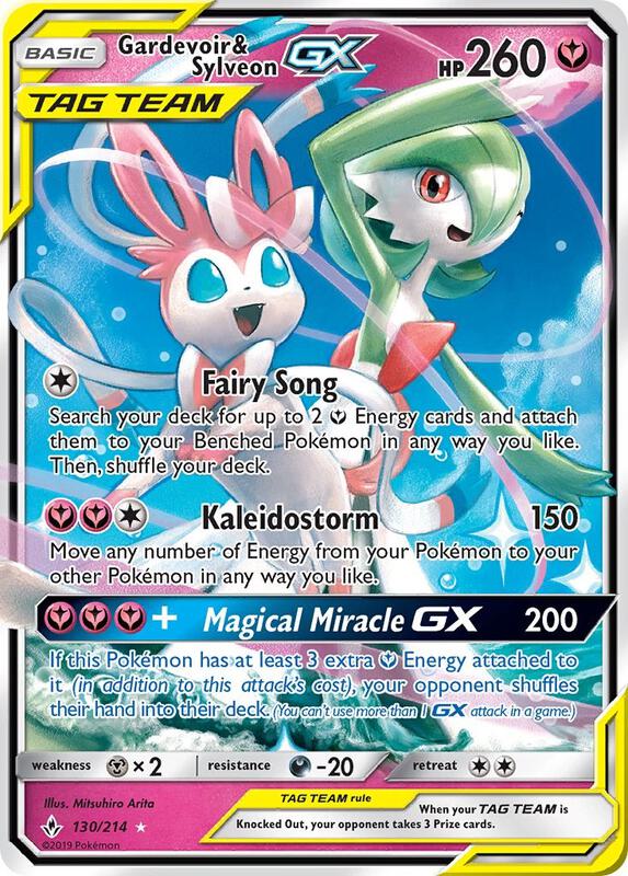 Gardevoir & Sylveon-GX 130/214 - Unbroken Bonds
