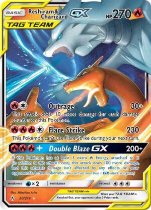 Reshiram & Charizard-GX 20/214 - Unbroken Bonds