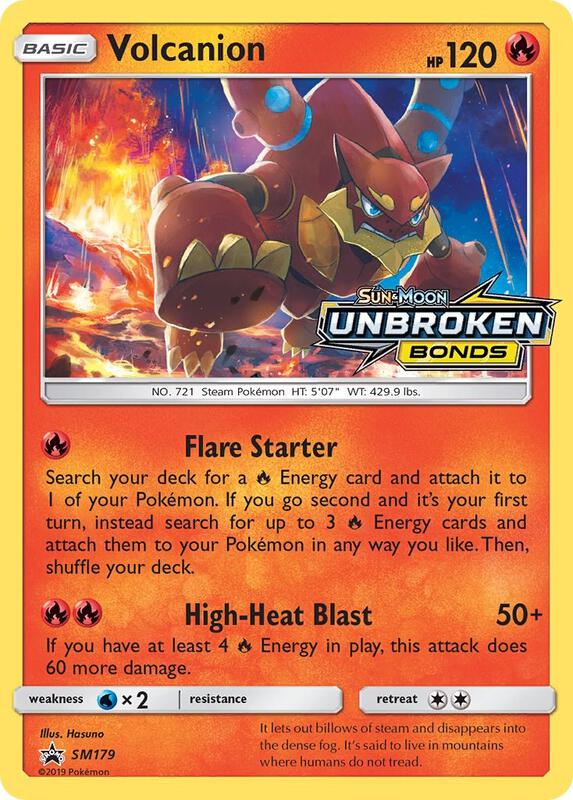 Karta Pokemon Volcanion - SM179 (Prerelease) - SM Promos SM179
