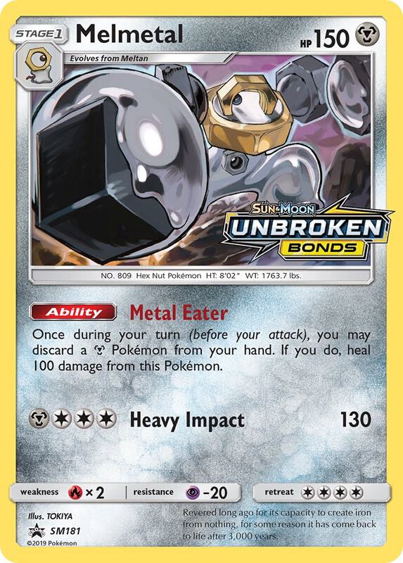 Karta Pokemon Melmetal - SM181 (Prerelease) - SM Promos SM181