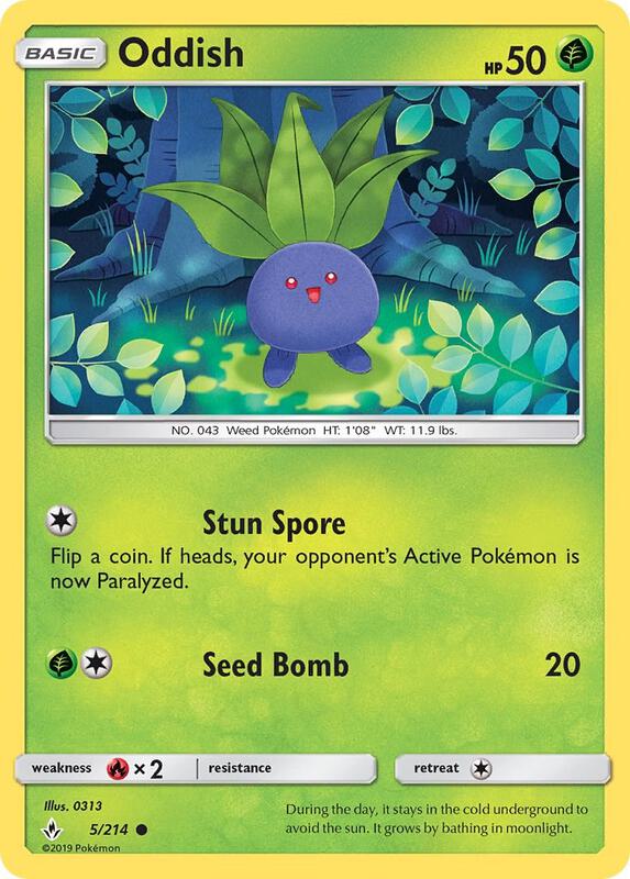 Oddish 5/214 - Unbroken Bonds