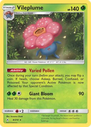 Vileplume 8/214 - Unbroken Bonds